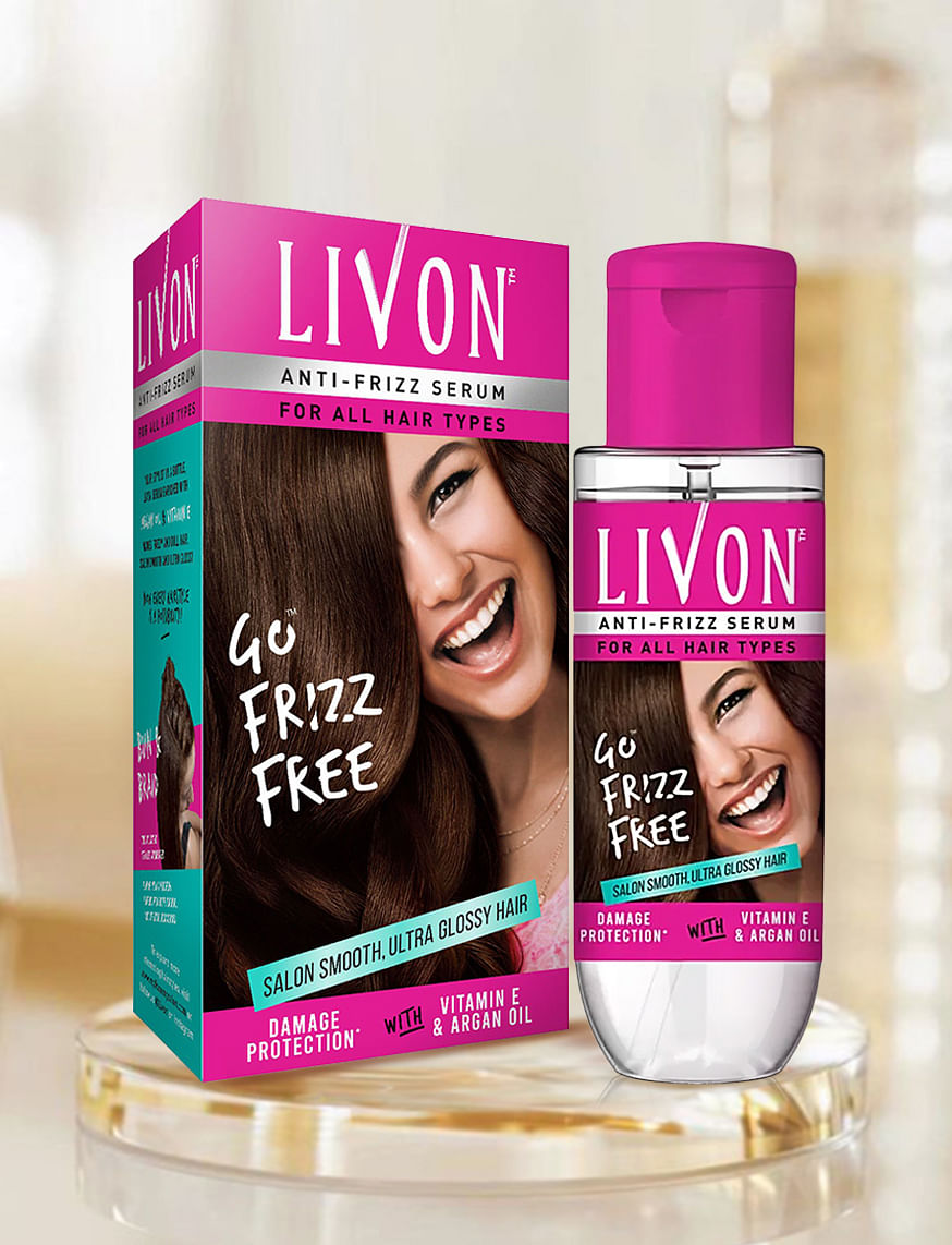 Livon Anti Frizz Serum for All Hair Types 100 ml