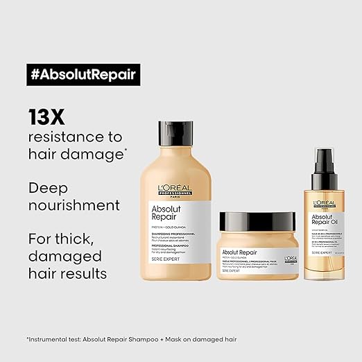 Loreal Professionnel Serie Expert Absolut Repair Oil Leave In Treatment - 90ml - For Dry And Damaged Hair