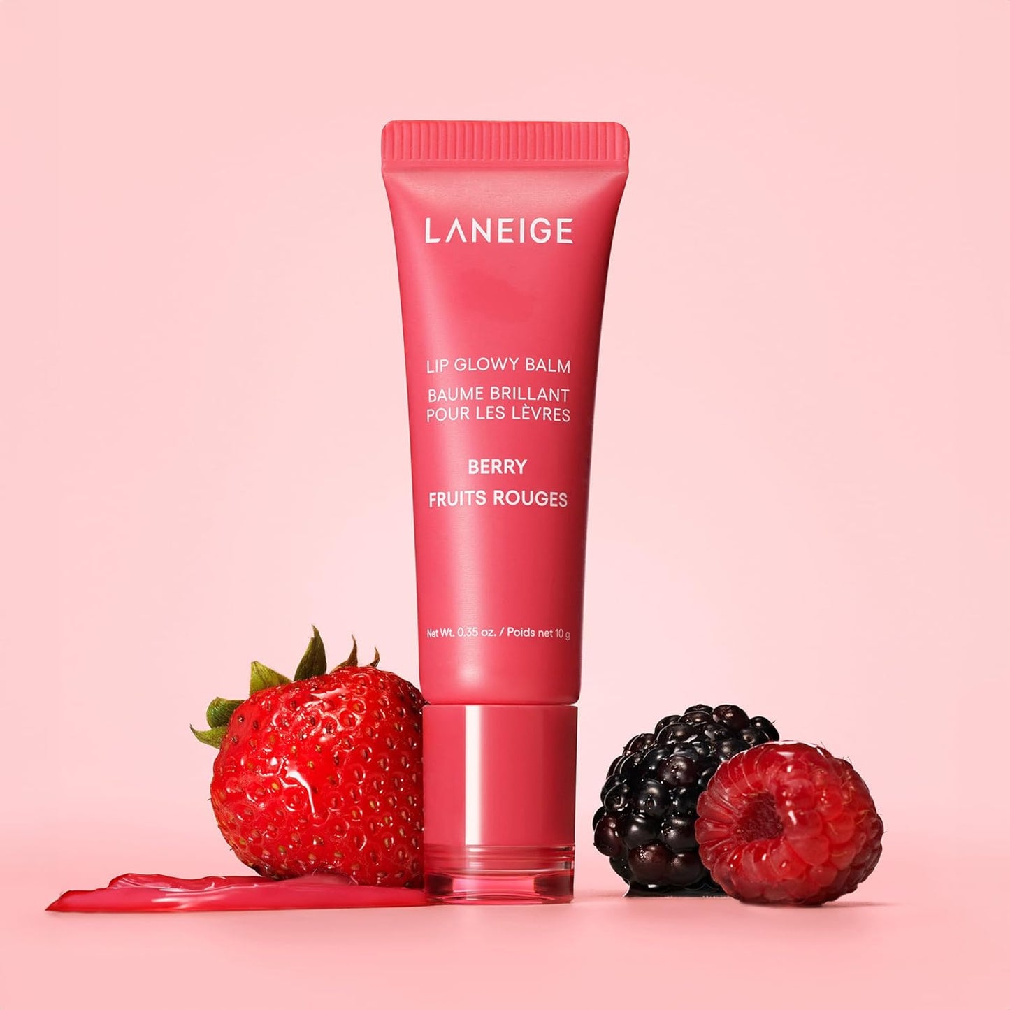 LANEIGE Lip Glowy Balm Hydrate, Glossy, Lightweight, Moisturize & Tint with Shea Butter