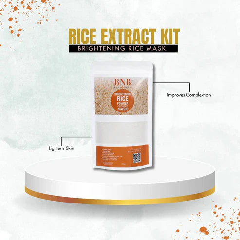 High Quality – Bnb Whitening Rice Extract Bright & Glow Kit