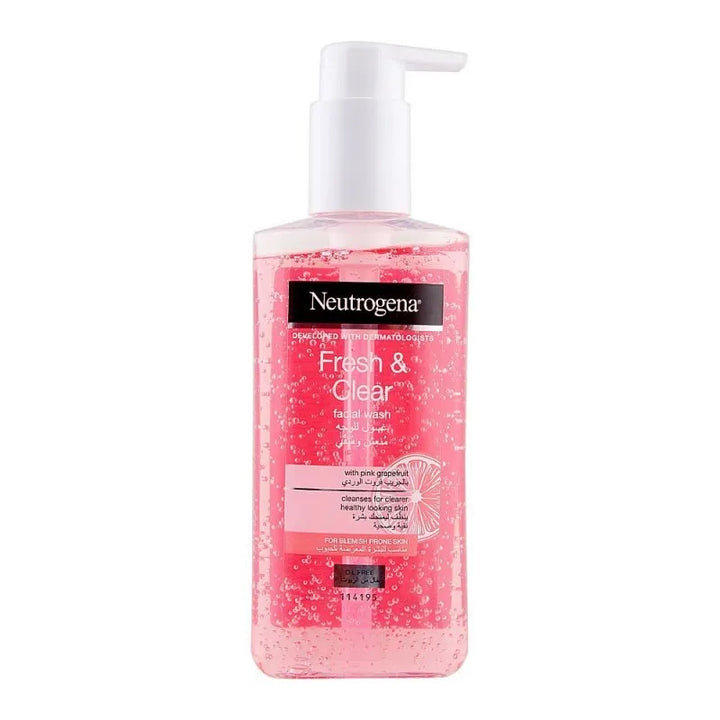 Neutrogena Fresh & Clear Pink Grapefruit Facial Wash - 200ml